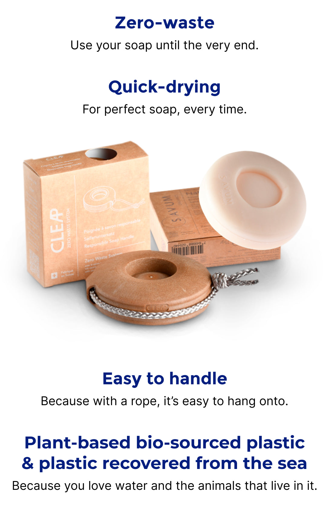 An image of the product with bullets points